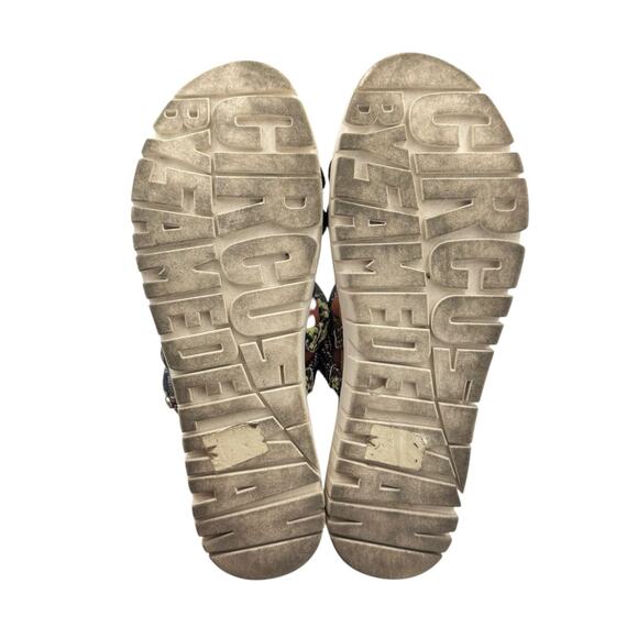 Circus by Sam Edelman Narina Faux Leather Bright Python Snake Platform Sandals - Picture 10 of 10